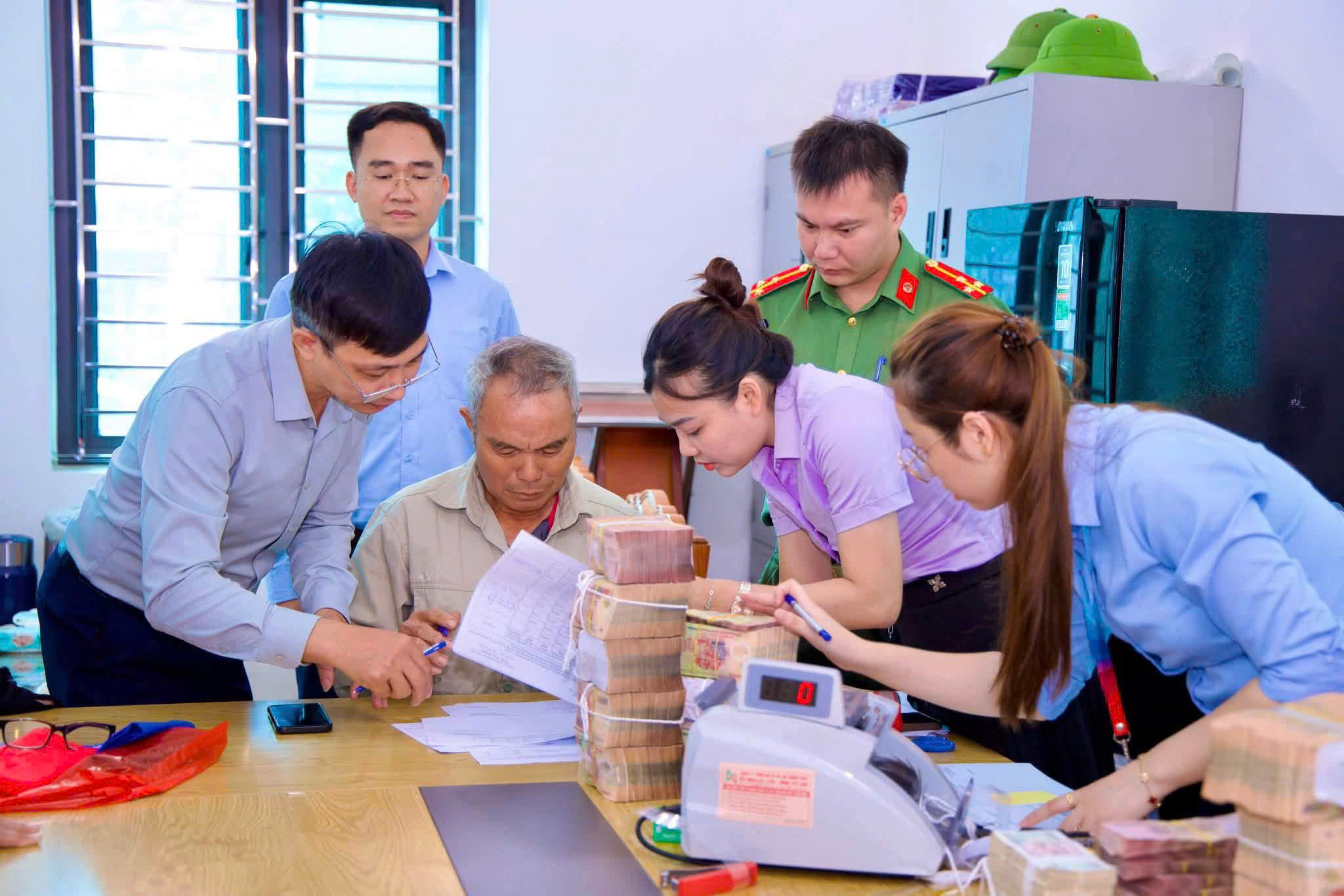 Công an phường Nhị Chiểu chủ động bảo đảm an ninh, trật tự phục vụ Dự án đường sắt tốc độ cao Hà Nội - Quảng Ninh